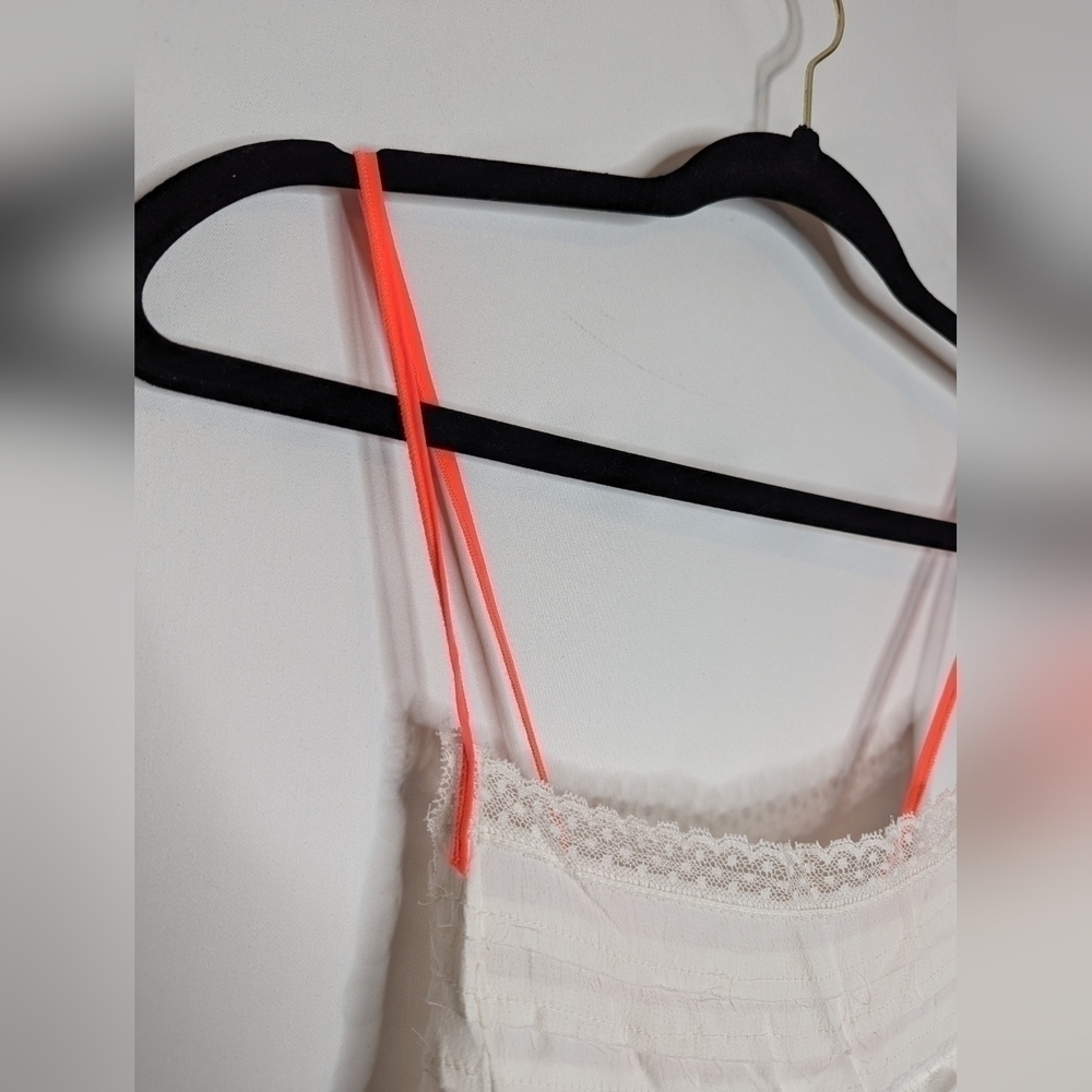FP One White Lace Cross Top Neon Straps - Picture 8 of 10